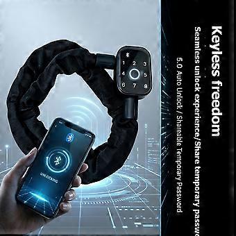 Intelligent Fingerprint and Password Lock Bluetooth for Electric Bicycles and Scooters-Theft-Proof Graffiti-Resistant
