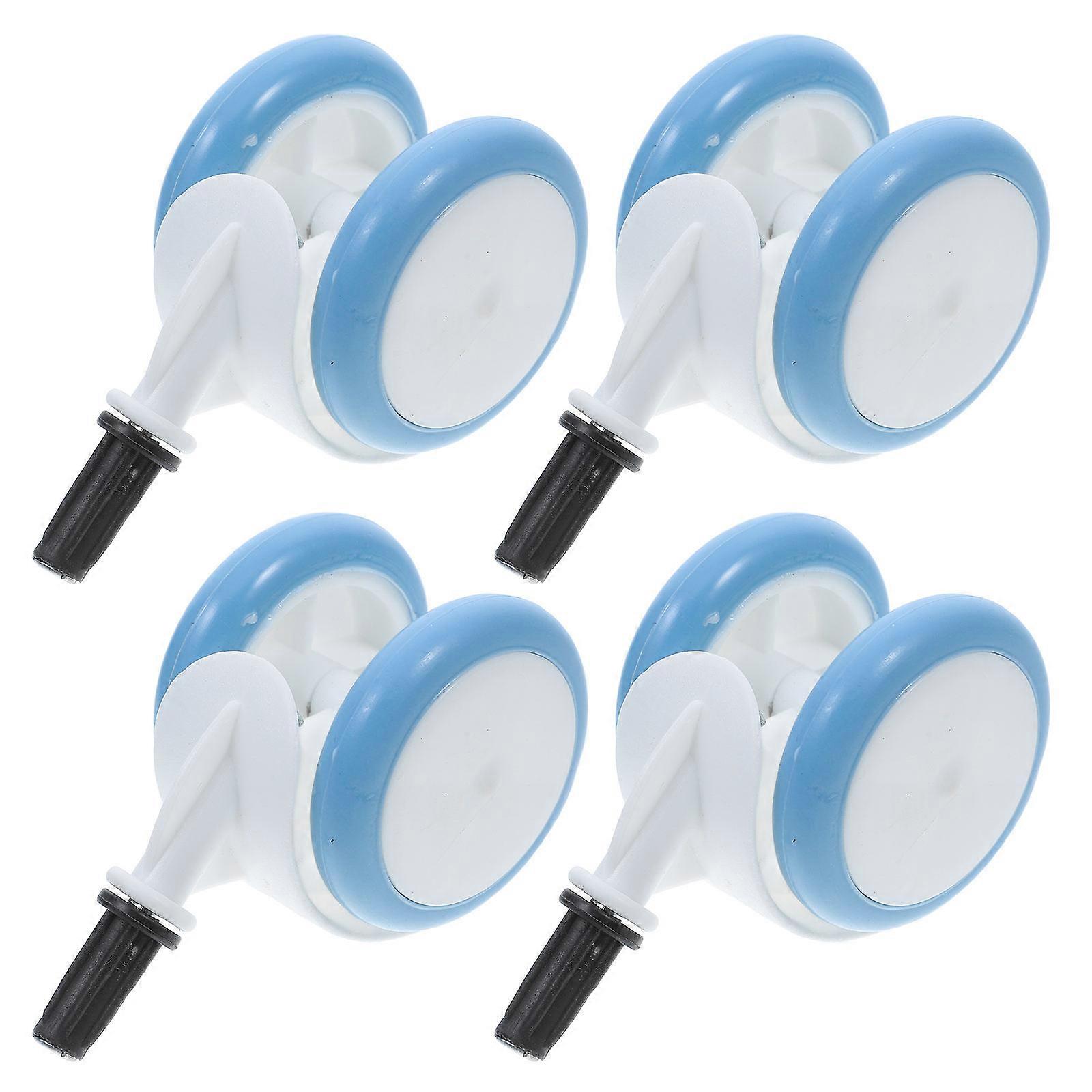 Plastic Rubber Walker Wheels Replacement 4Pcs for Babies