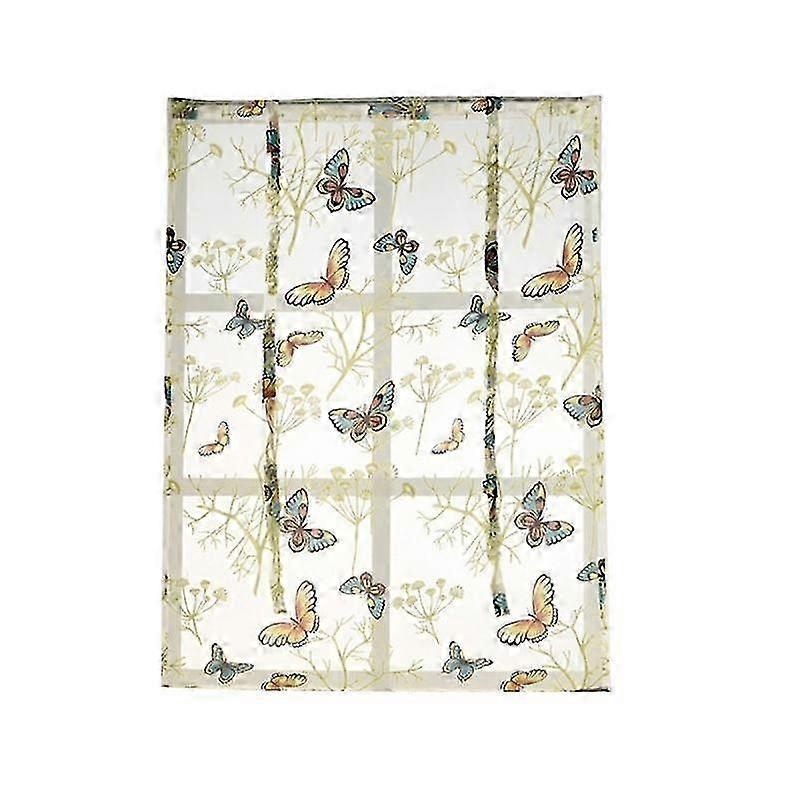 Roman Blind Flower Pattern Elegant Window Curtain for Home