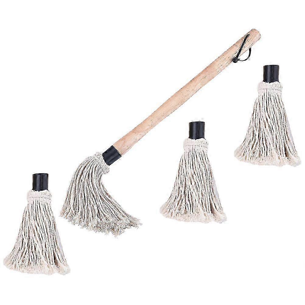 1 Set Barbecue Brush Replaceable Baking Brush Kitchen Grill Oil Brush (Assorted Color)