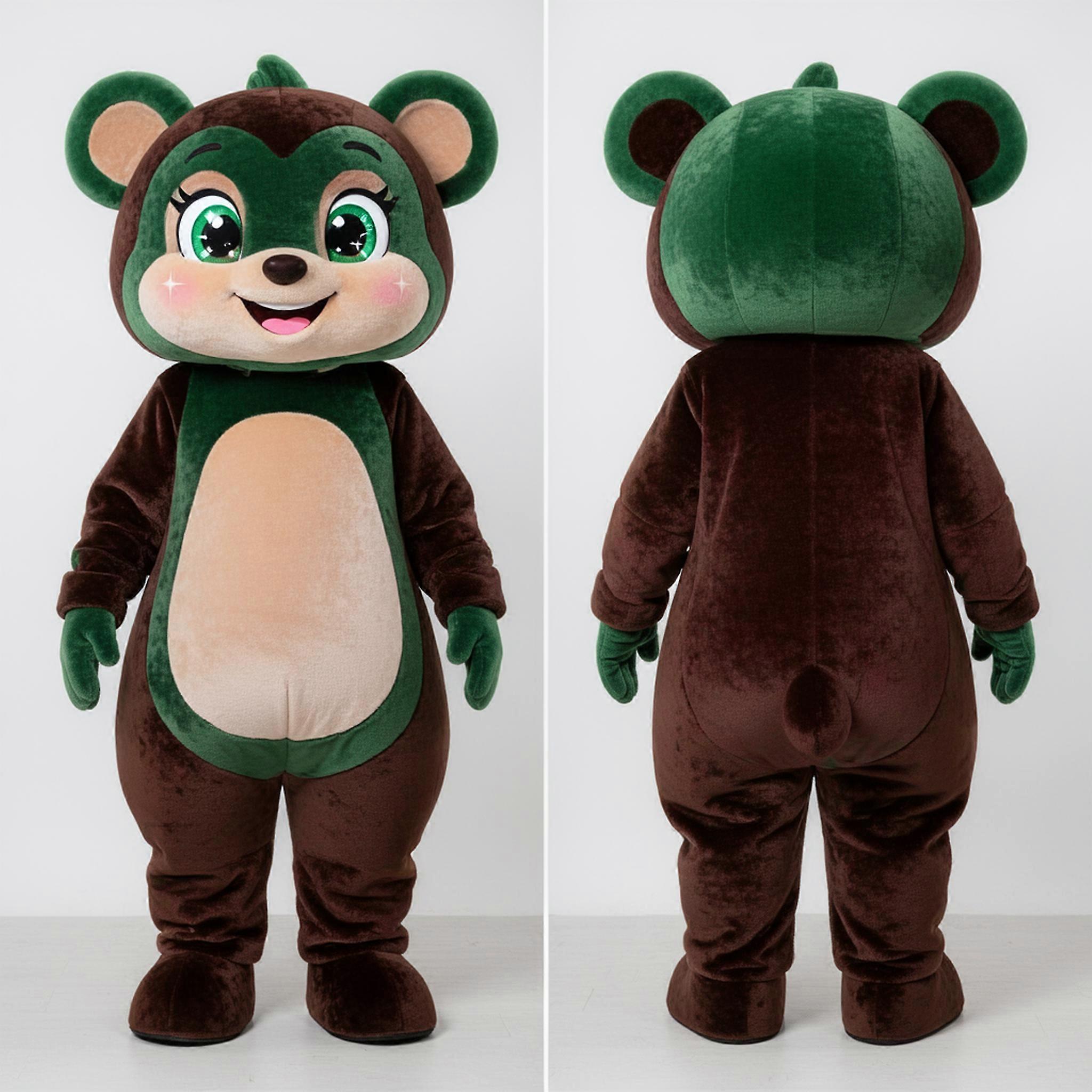 MASTICOT Forest Green Velvety Chocolates Mascot