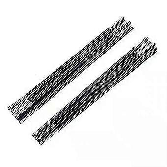 Universal Trampoline Fibre Glass Rods To Replace Top Pole / Metal Ring - W/ Caps GIX
