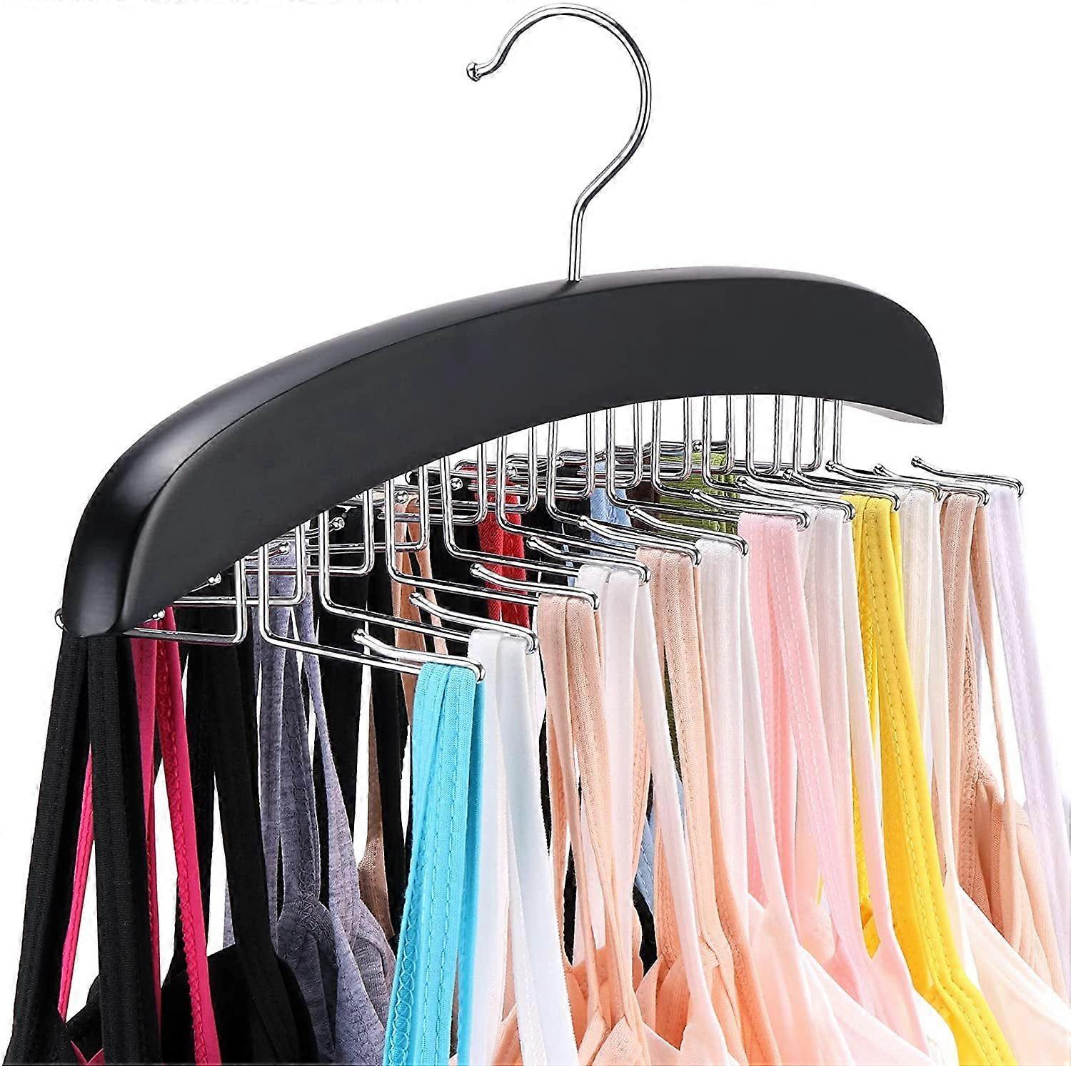 Space-Saving Foldable Tank Top Hanger with Rotating Hooks