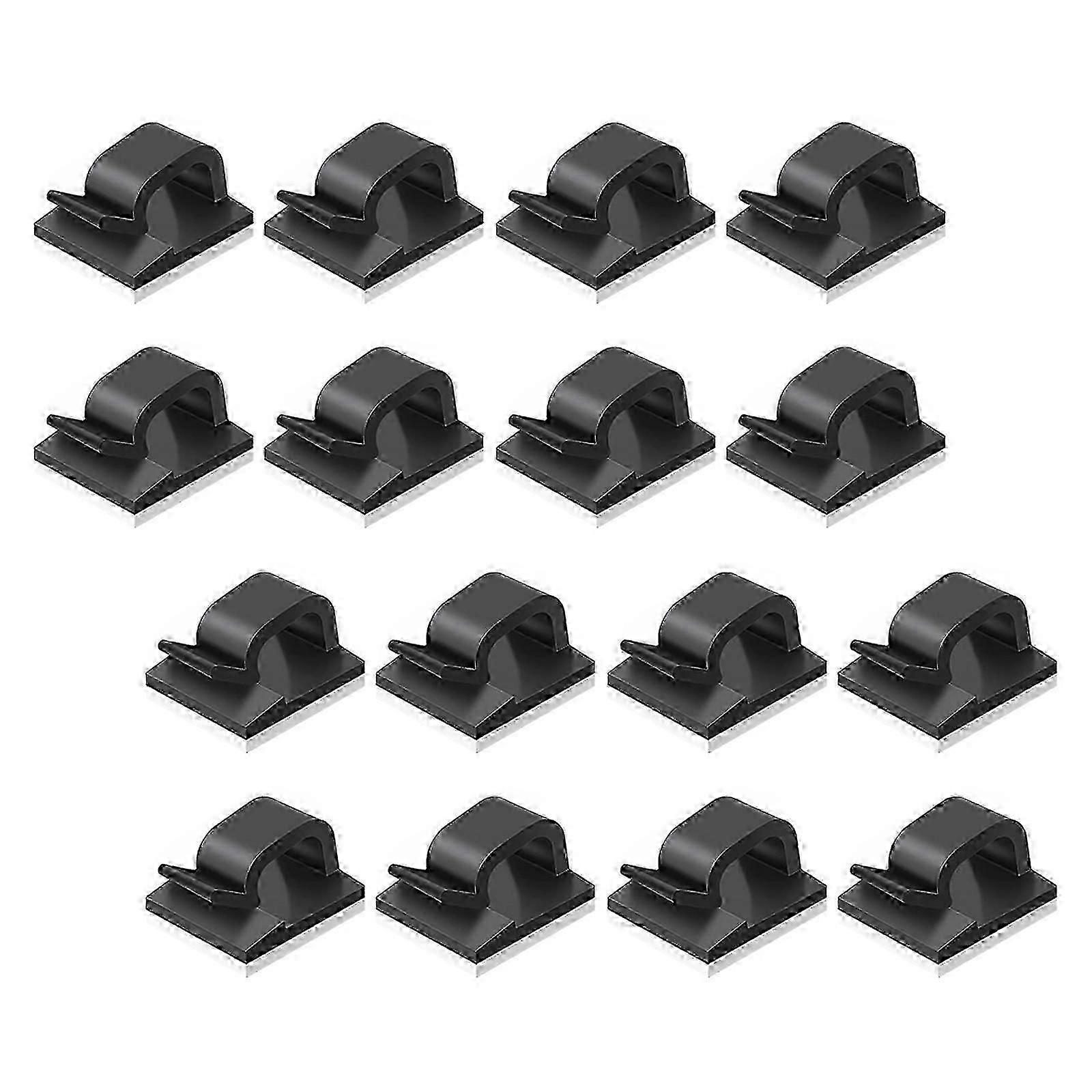 Durable Mini Cable Clips Solid Wire Holder for Cable 50Pcs Self Adhesive 26-27