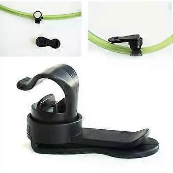 Outdoor Hiking Backpack Hanger Magnetic Drinking Tube Water Bladder Clip Rotatable Drinking Tube Clip Drinking Water Bag Clip
