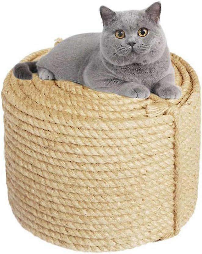 Natural Twisted Jute Rope for Cat Scratching Posts