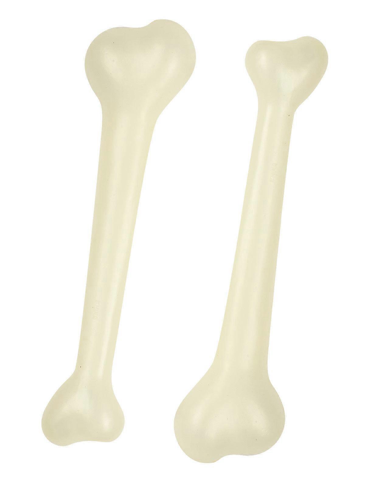 Lot de 2 os phosphorescents 22cm