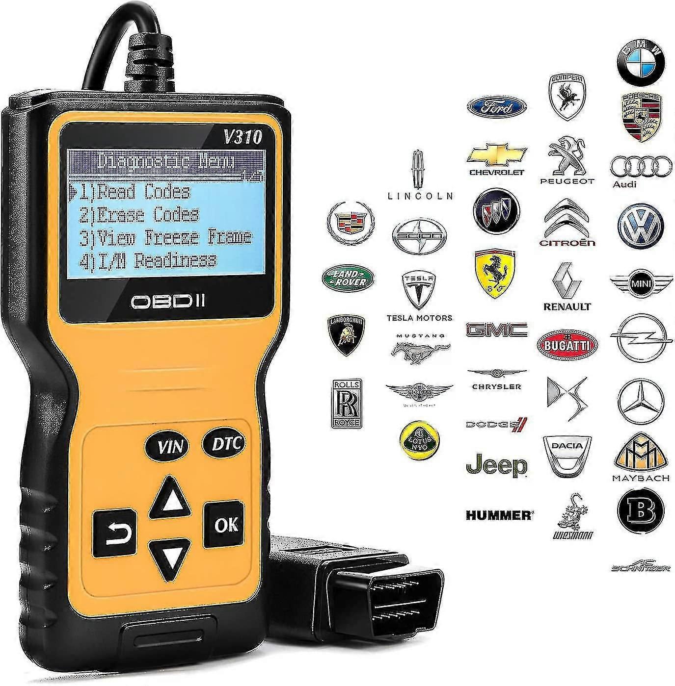 Auto Diagnostic Scanner Tools Auto Reader Car Reader Read And Erase Error Codes Engine Detect