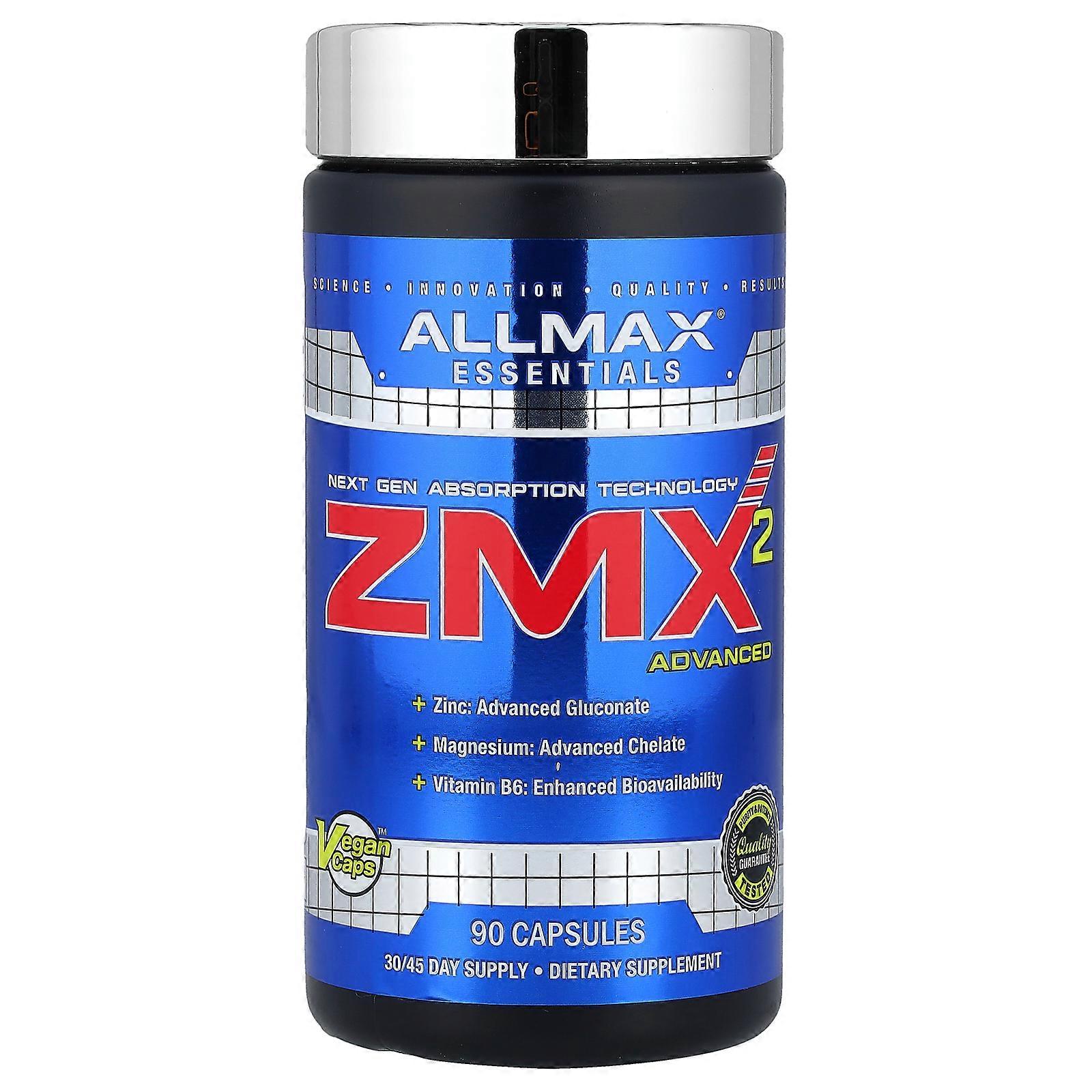 ALLMAX, ZMX2 Advanced, 90 Capsules