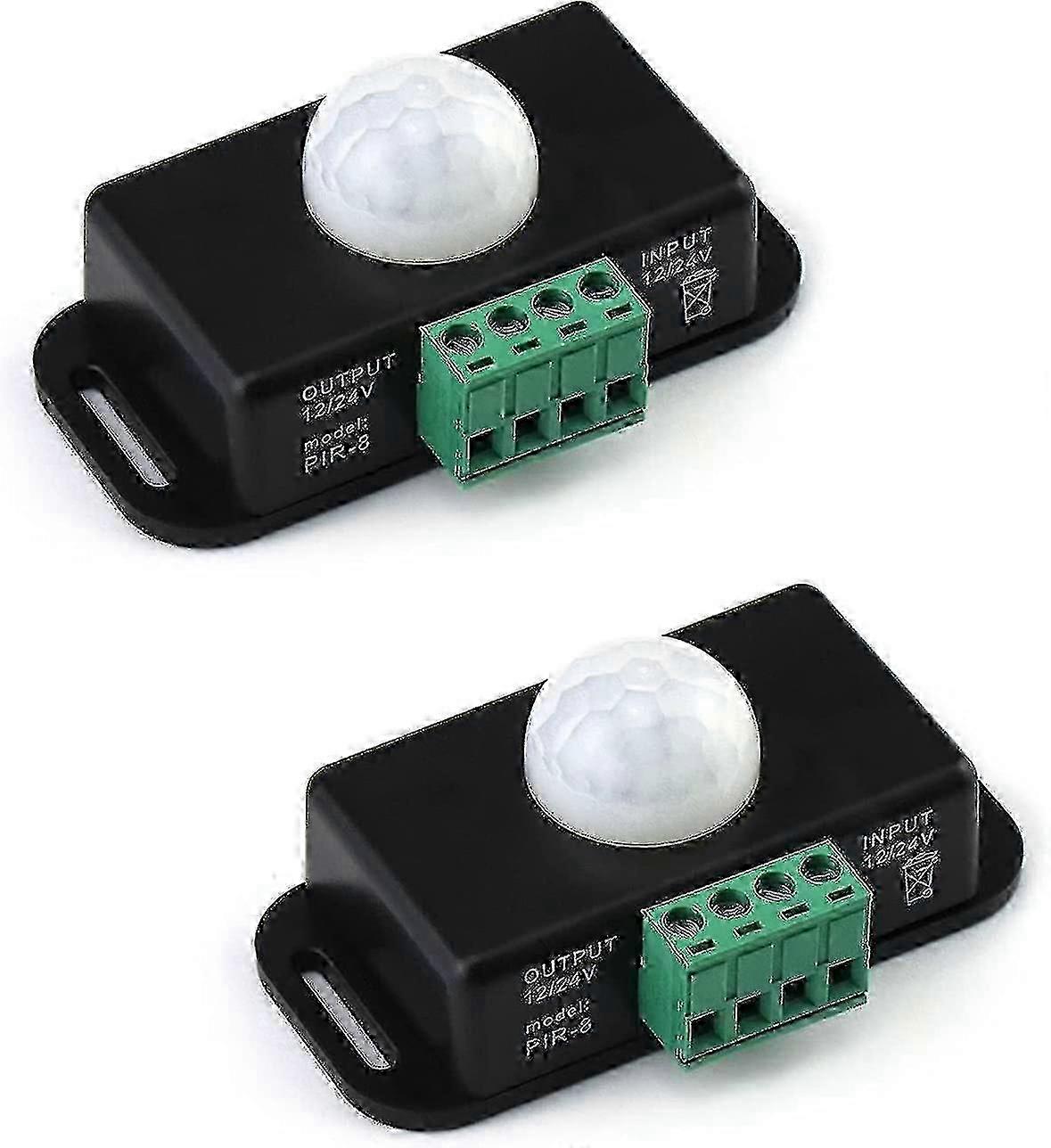 Body Infrared Light Switch, Motion Sensor Switch compatible with Led Light Strip Automatic (2pcs)