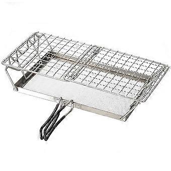 Folding Camp Stove Toaster Stainless Steel Bread Toaster Rack compatible with Camping Backpacking Picnic