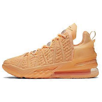 Nike Lebron 18 Melon Tint LeBron 18 Muskmelon Comfortable Round Toe Fabric Cushioning Slip Resistant Abrasion Resistant DB8148-801