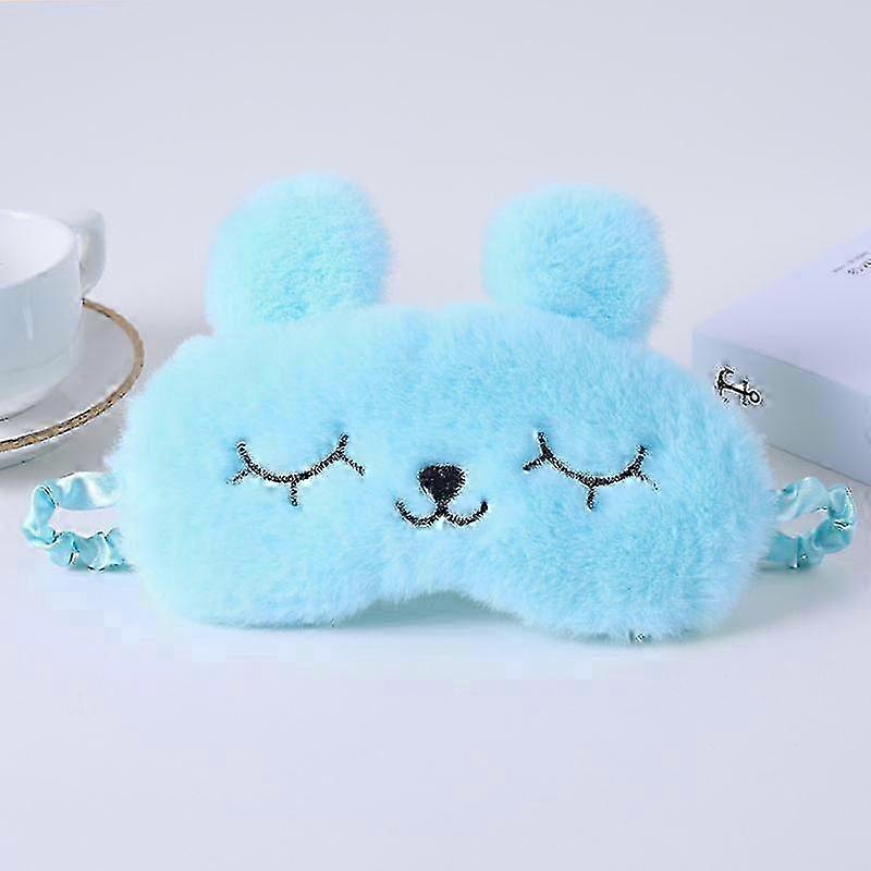 Plush Silk Rabbit Sleep Mask