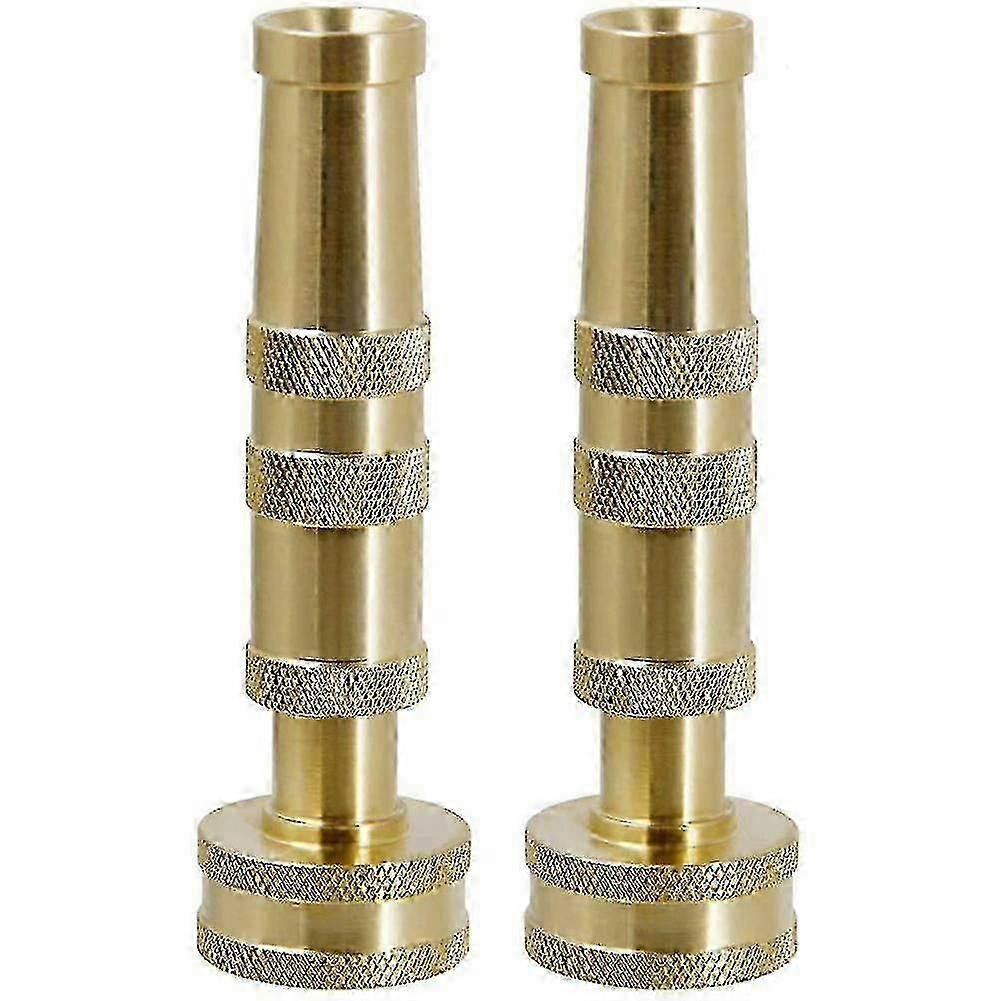 Solid Brass Adjustable Garden Hose Nozzle