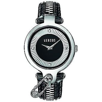 Versus key biscayne Quartz Analog Woman Watch with Cowskin Bracelet SOB020014