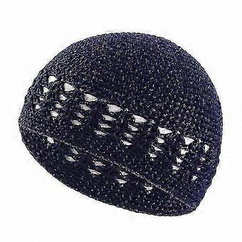 Gorro de invierno cálido hecho a mano a crochet para mujeres y hombres, gorro de punto con diseño elegante_HP