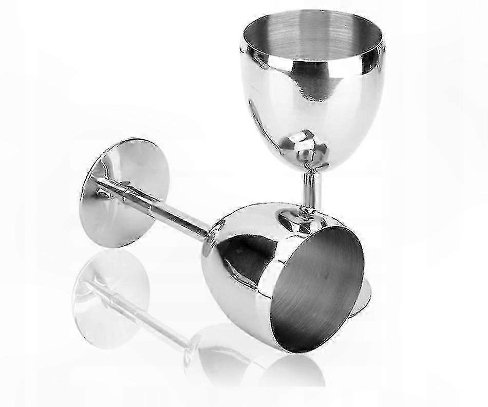Outdoor-Friendly Stainless Wine Glasses