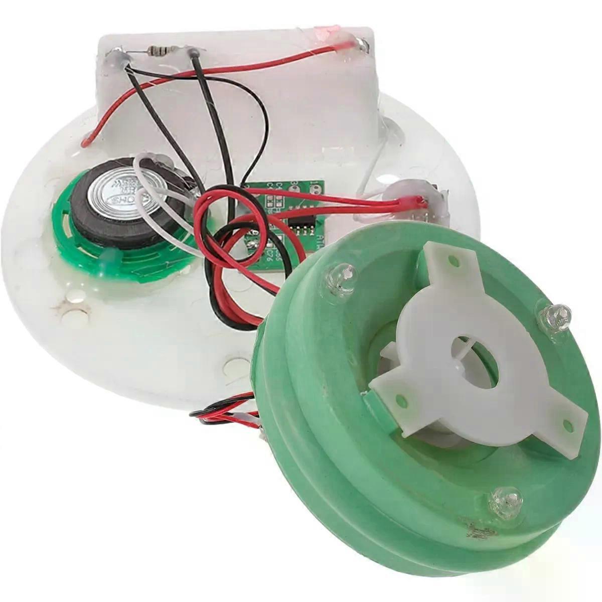 Globe Motor Replacement Assembly with Light and Battery Box
