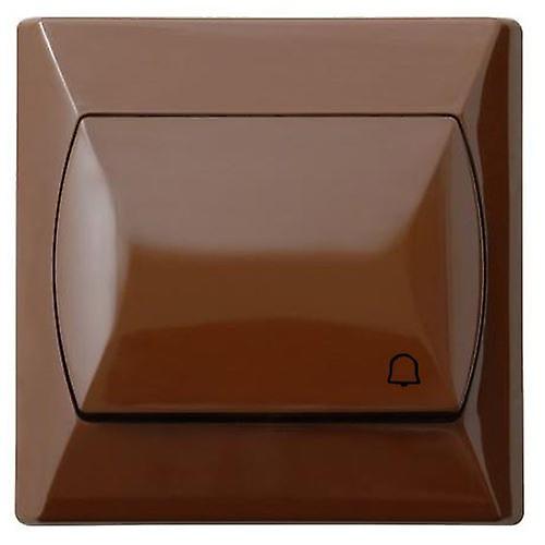 Simple Big Button Reactive Push Release Door Bell Switch Plate Three Colours