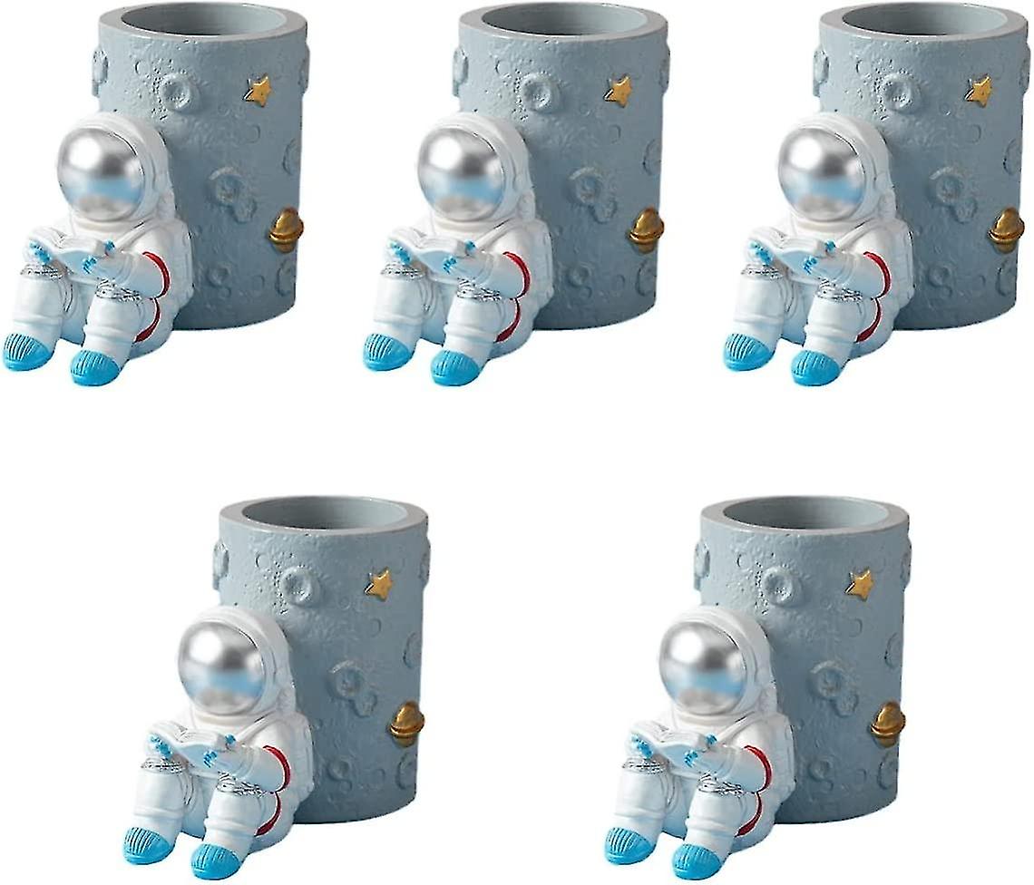 Decorative Desktop Stationery Astronaut Pen Holder