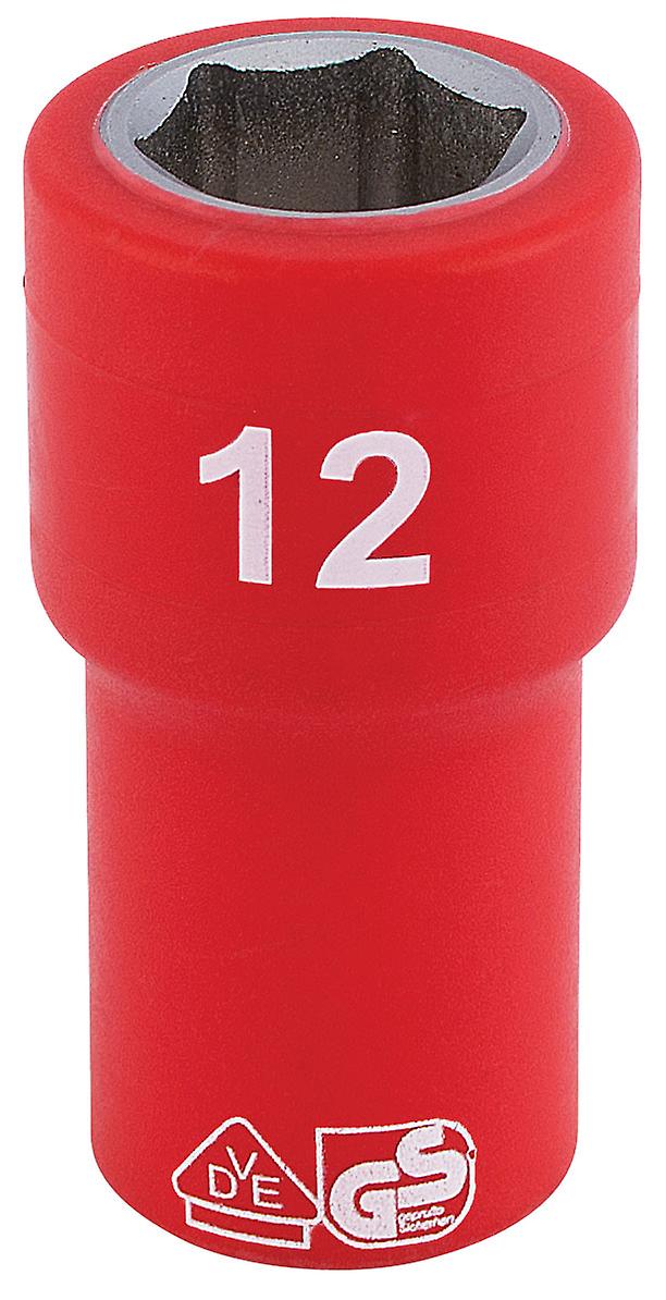 Draper 31490 1/4" Sq. Dr. Fully Insulated VDE Socket (12mm)