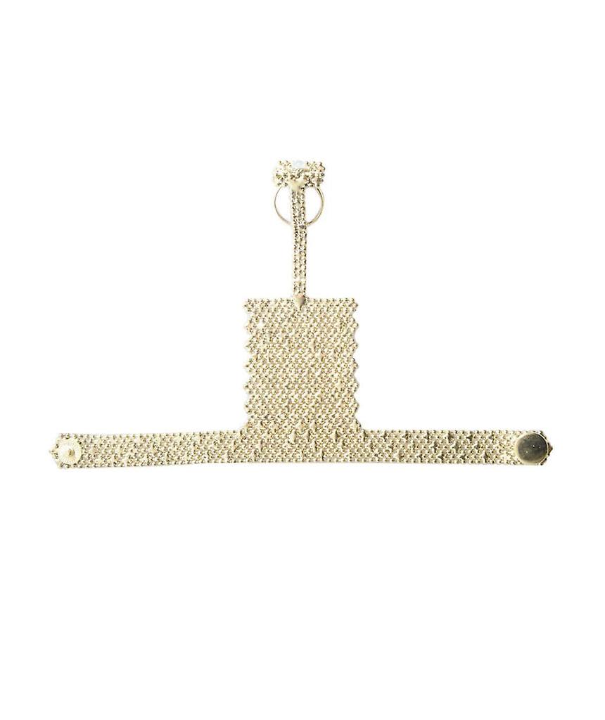 Cuffed Rectangle Chainmail Hand Harness 80777