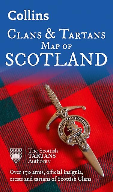 Collins Scotland Clans And Tartans Map by Collins Maps Paperback Book