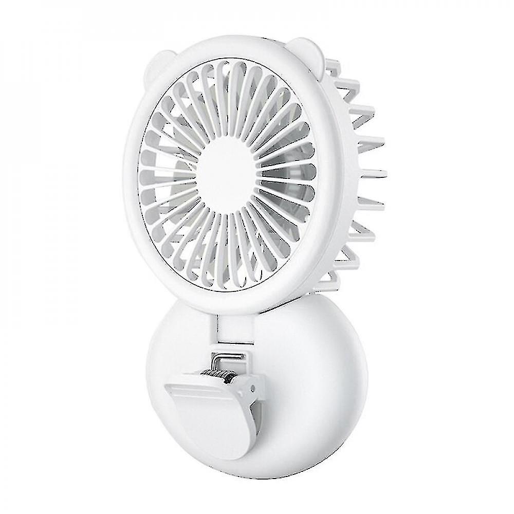 Mini Fan Portable Rechargeable Multifunction Fan Handheld Selfie Light