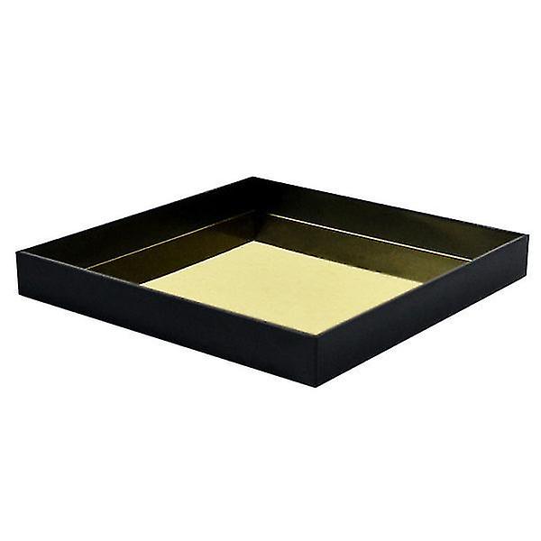 1pc Square Mirror Tray Sundries Organizer Tray Small Items Storage Tray