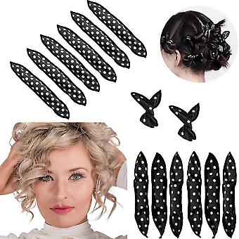 20 pack flexibel skumsvamp curler, ingen värme curler diy styling verktyg lata hårverktyg