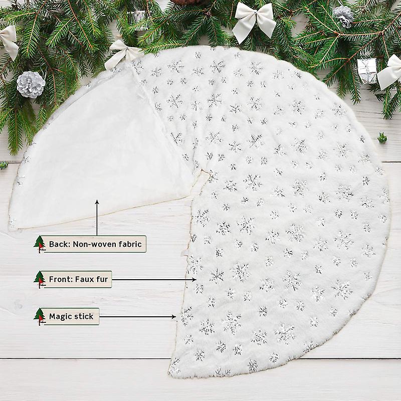 1pc White Christmas Tree Skirt