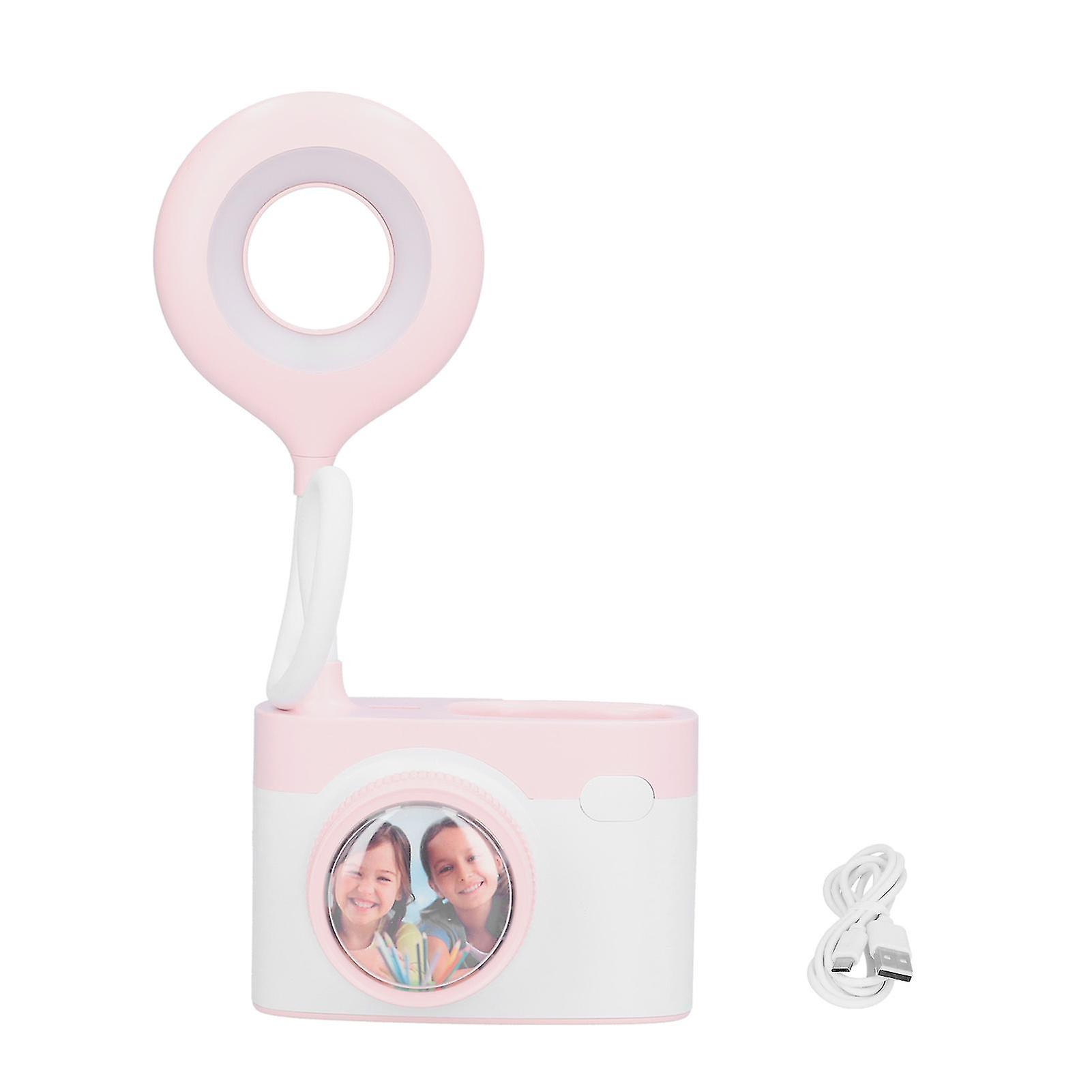 Desk Lamp Multifunctional Small Camera Shape Desktop LED Soft Light USB Charginge Night Light for Reading