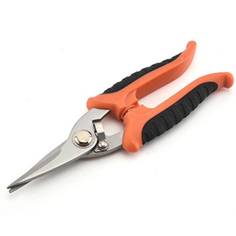 Multifunction Metal Scissors Cable Stripping Shears Stainless Steel Electrician Tool