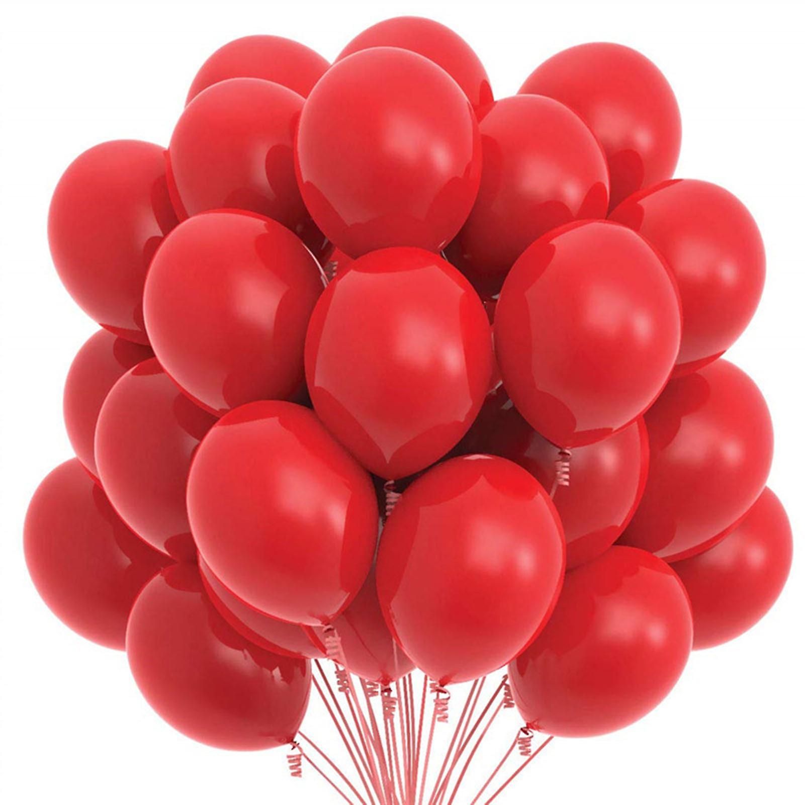 20pcs Matte Latex Balloons Latex Party Balloons In Solid Color For Wedding Valentine's Day Decor
