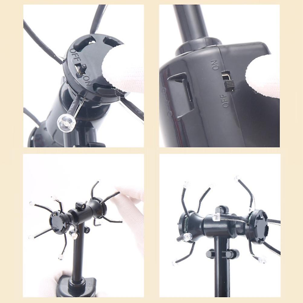 Luminous Rotating Floating Toy Spiral Pill Electric Toy Adjustable Spiral Pill Generator