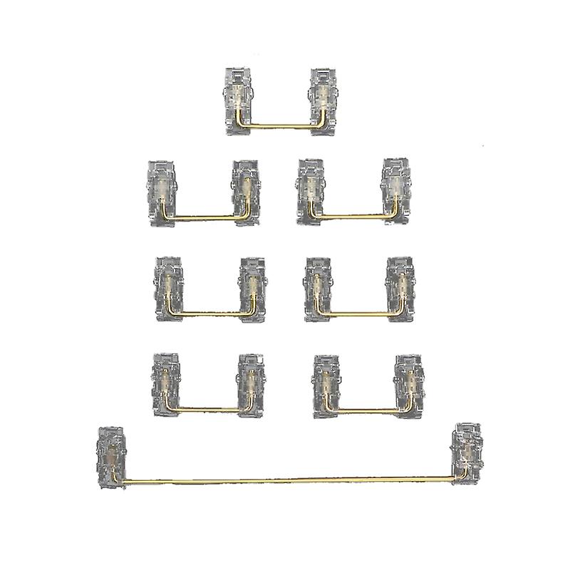 Mechanical Keyboard Stabilizers Transparent 6.25u Steel Wire Satellite Axis