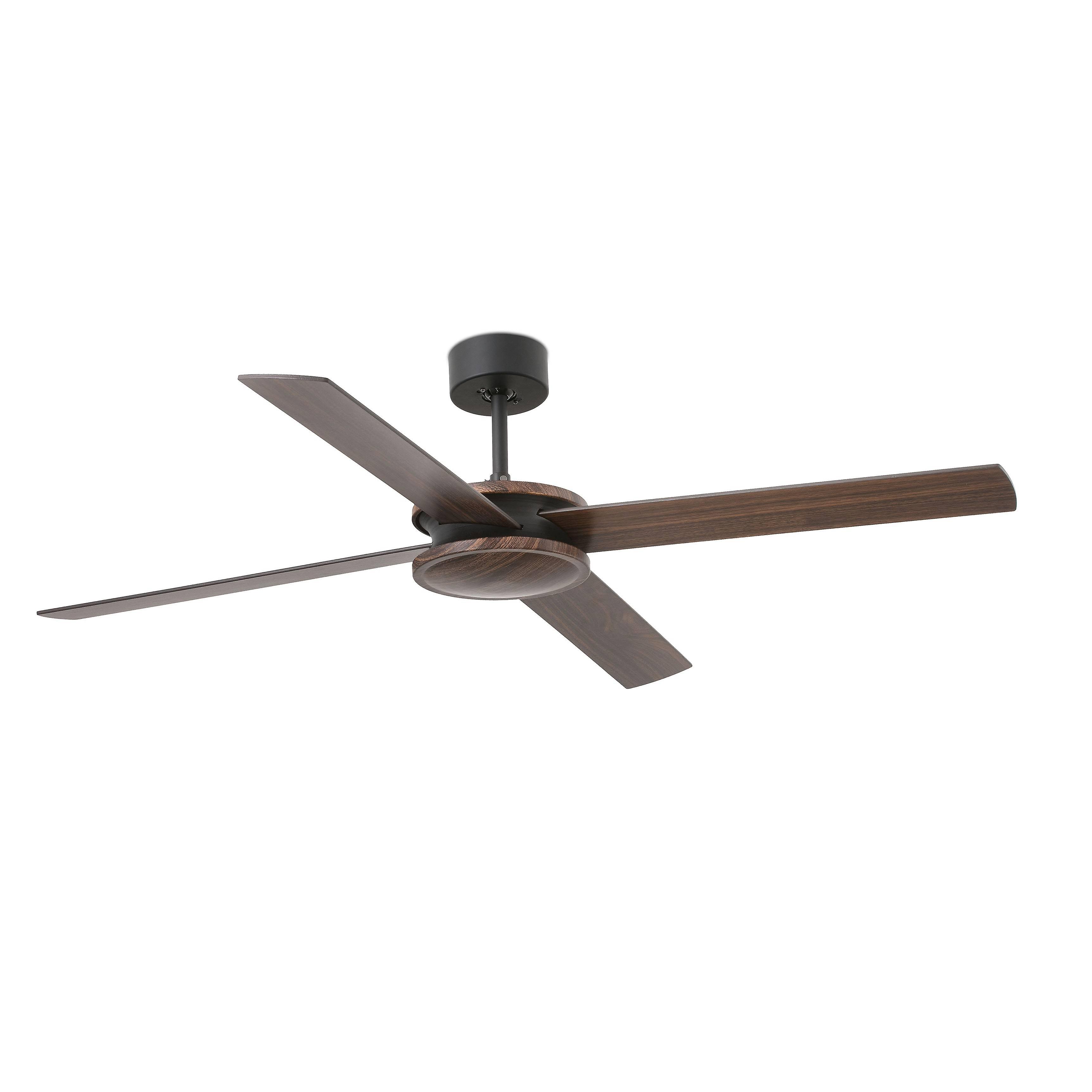 Faro Polea Ceiling Fan 132cm Brown 4 Blades