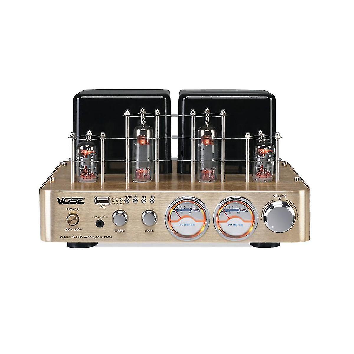 PM50 Bluetooth-rørforsterker Bluetooth-tilkobling Top Hif Power Amplifier Diskant Bassrør Integr-YUHAO