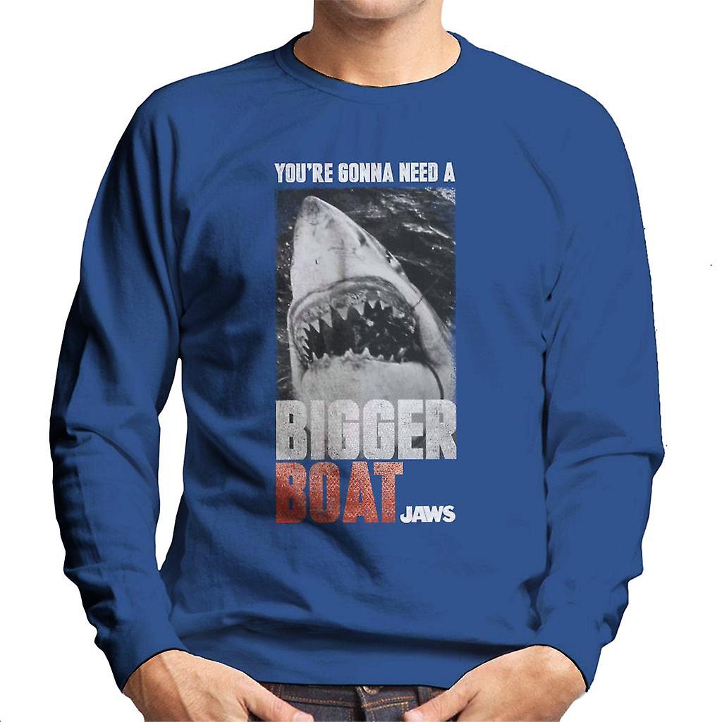 Jaws Bigger Boat Cinematic Scene Men's Sweatshirt