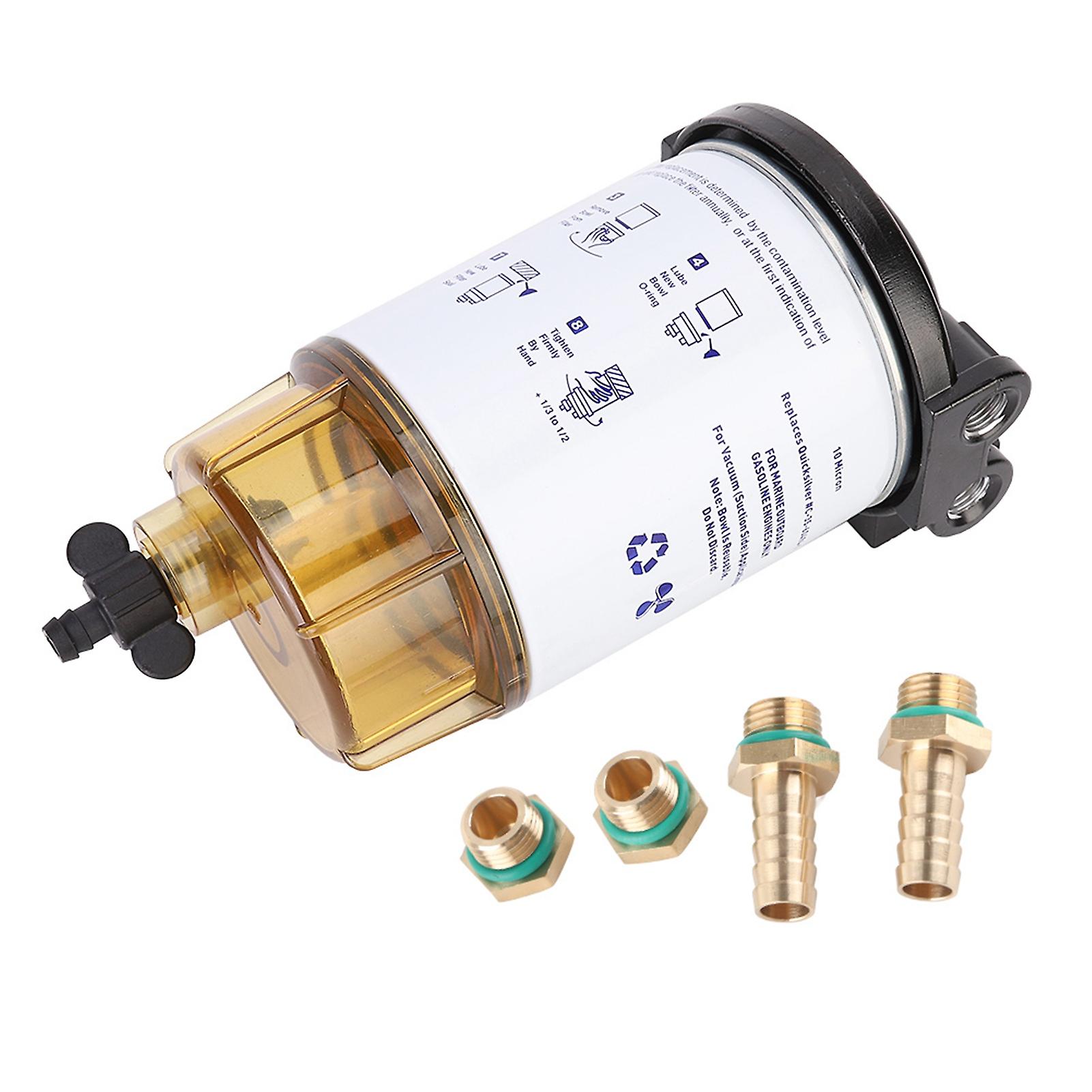 Outboard Boat Water Separation System with Fuel Filter 35-60494-1
