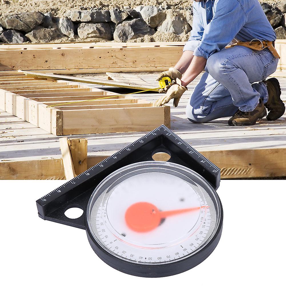 Multifunctional Plastic Slope Inclinometer Angle Finder Level Measuring Tool