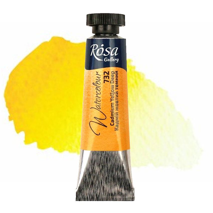 ROSA Gallery Watercolour Paint 10ml, 732 Cadmium Yellow Deep