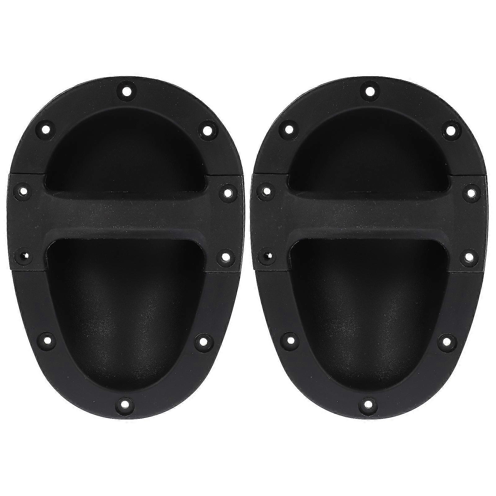 2 Pcs Sonance Speakers Stage Speaker Cabinet Handles Amp Handle Grip Black Speaker Handle Speaker Handles Recessed Audio Handles