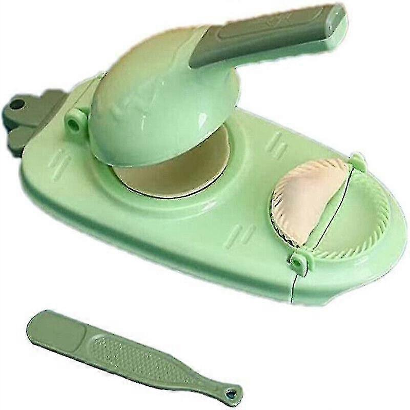 Dumpling Maker 2 In 1 , Creative Household Dumplings Kitchen Artifact Pressing Dumpling Skin Artifact Manual Pressing Dough Tool