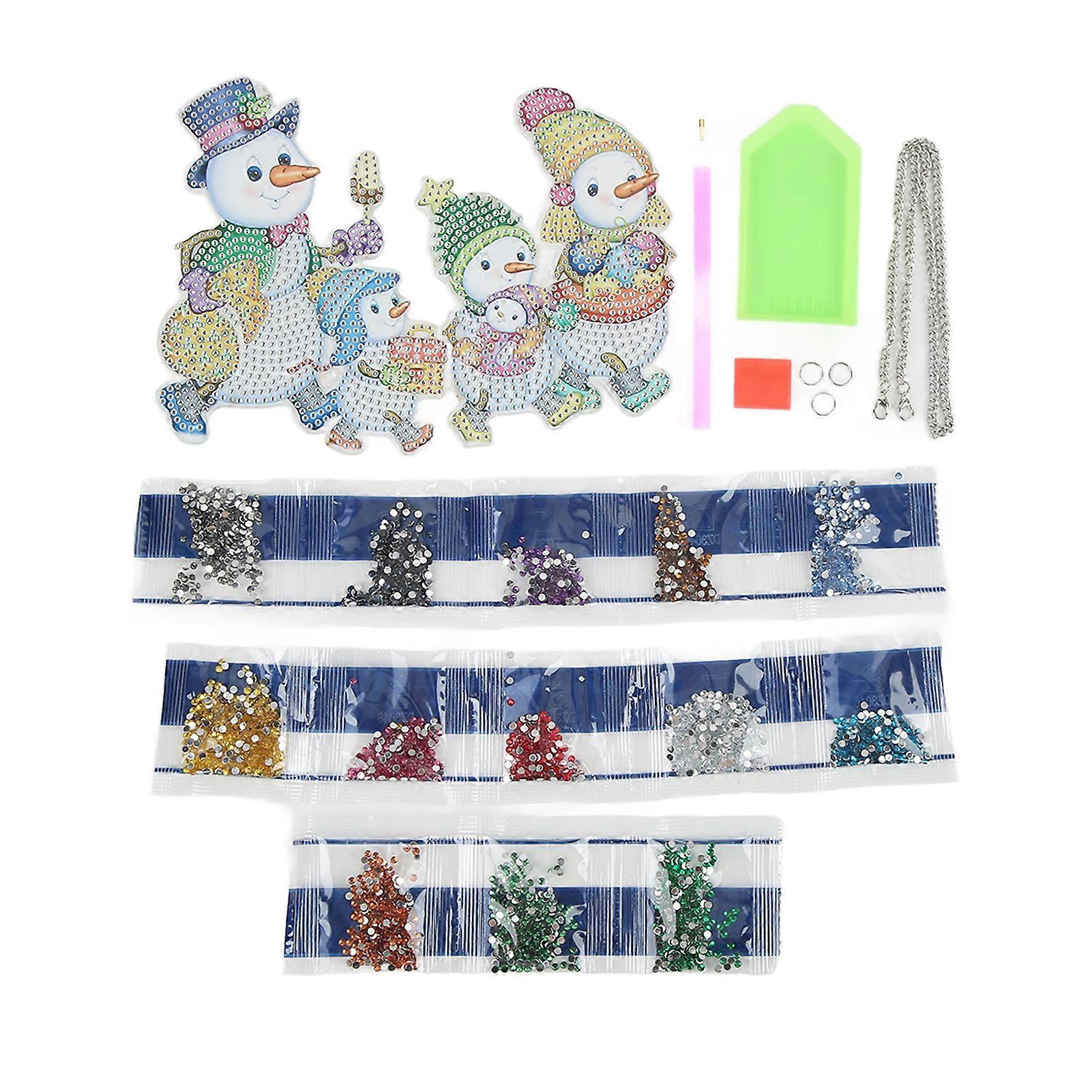 Door Sign Diy Production Snowman Pattern Exquisite Artwork Easy Hanging Front Door Sign