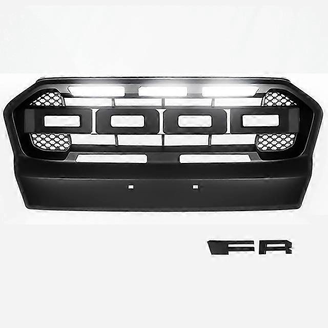 For Ranger T7 Front Grill For Ranger T7 2015 2016 2017 Front Racing Grills Abs Cover Front Bumper Mesh Cover Grills