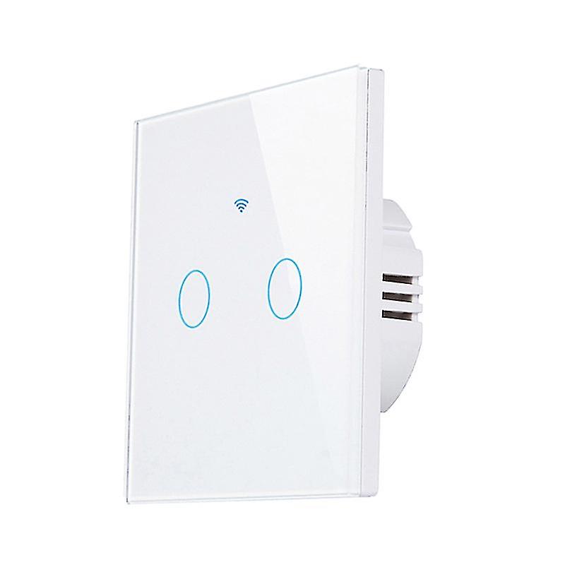2/3/4 Gang Smart Light Switch Tuya Touch App Control NO Neutral Wire Required-ylmyFit