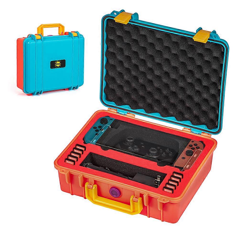Large Capacity Waterproof Protective Case, Storage Bag, Carrying Case, Pressure Resistant, Shock Absorbing, Switch, Lite, OLED, VPN