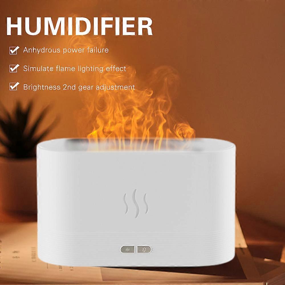 Flame Lamp Humidifier Household Creative Aromatherapy Essential Oil Diffuser