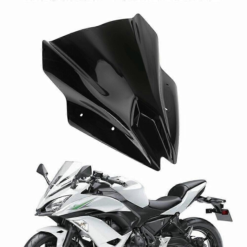 Windscreen Windshield Front Visor ABS Fits For Kawasaki Ninja 650 2017-2019  18